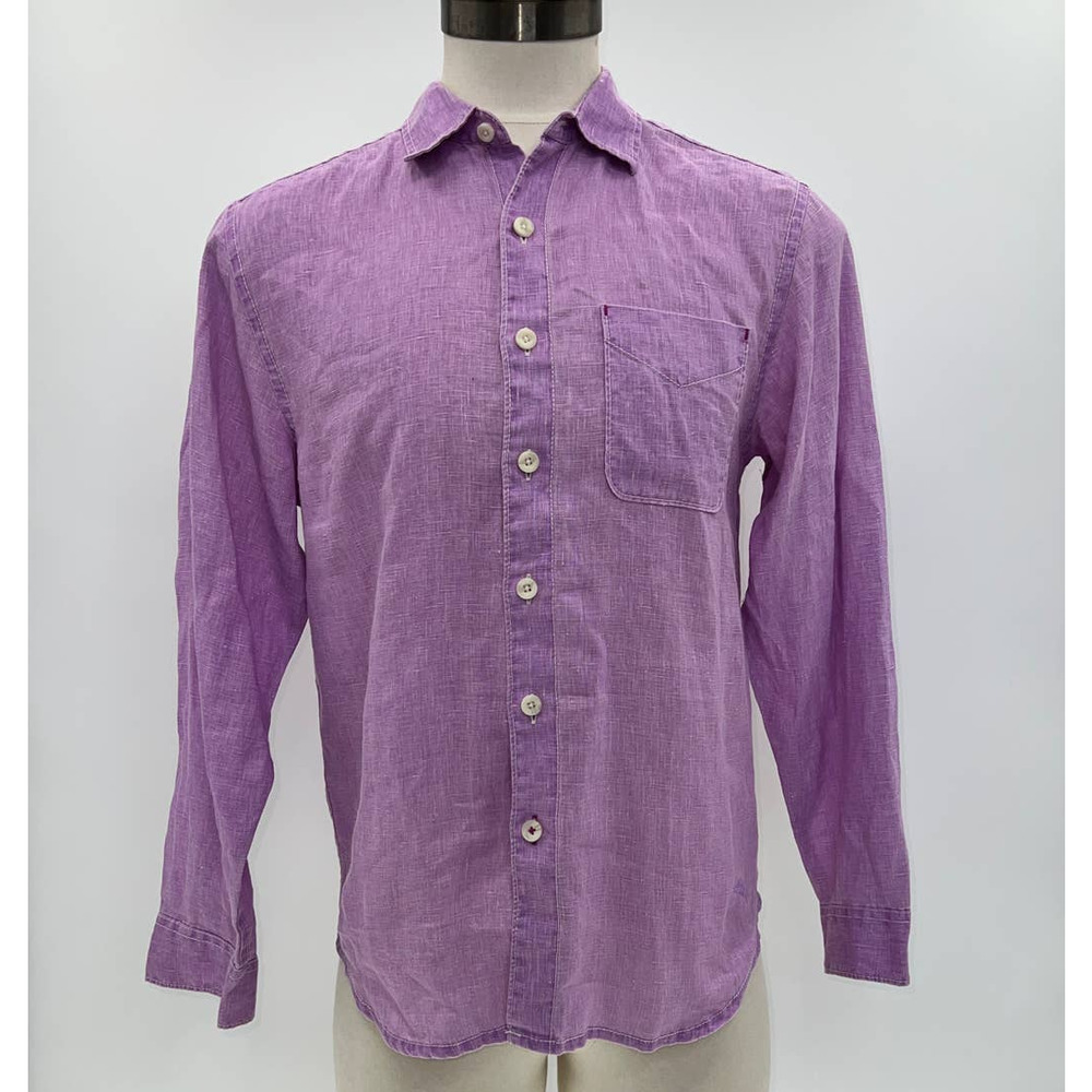 Tommy Bahama Lavendar100% Linen Button Down Shirt - S